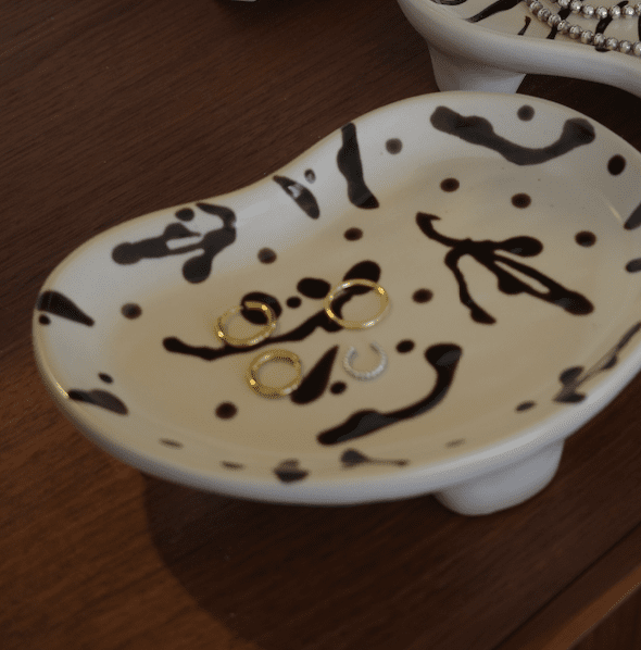 Ceramic Geometric Tray - Muhen