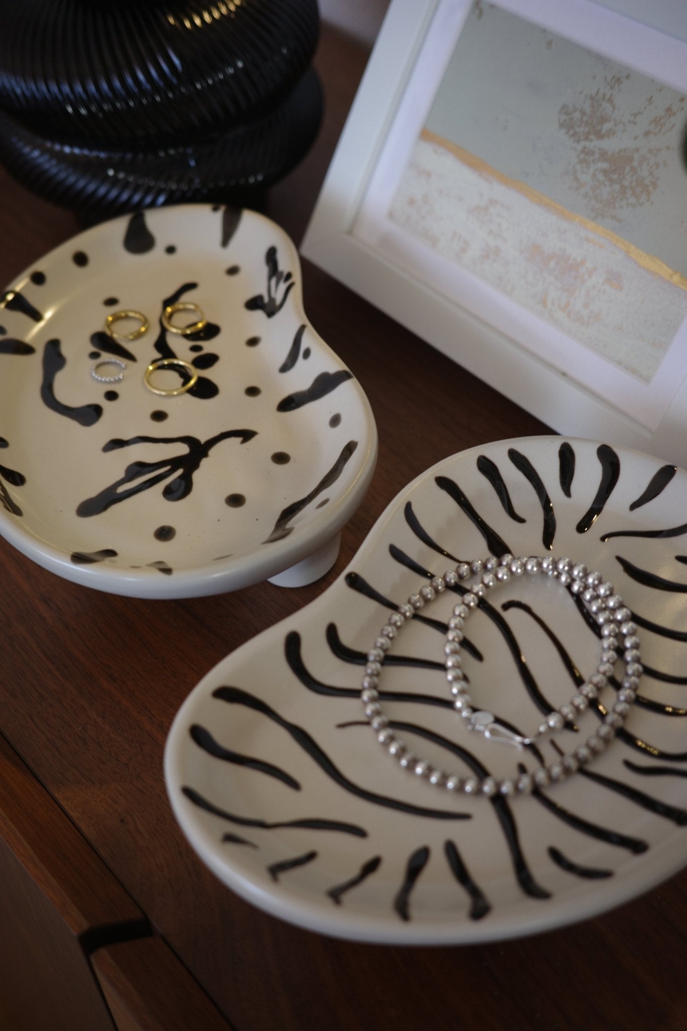 Ceramic Geometric Tray - Muhen