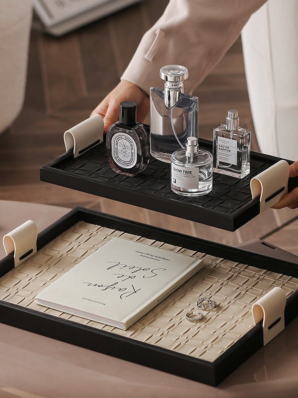 Leather Wooden Tray - Muhen