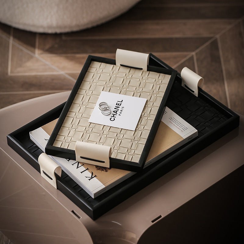 Leather Wooden Tray - Muhen